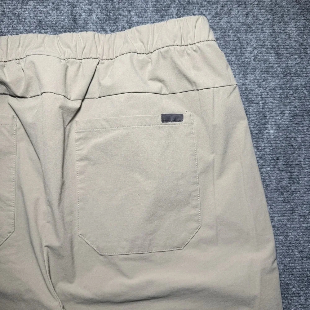 Figs Pro Scrub Pants Adult Large Beige Brown 5 Pocket Performance ~ 32X31